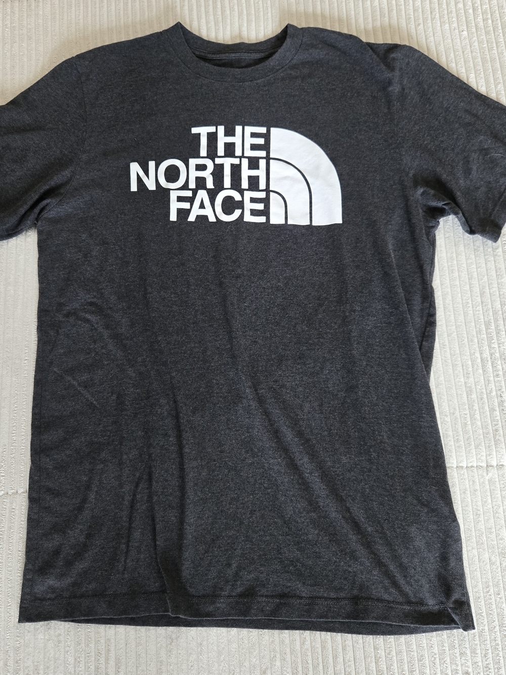 The North Face Men's Charcoal Logo Tee - Dark Gray